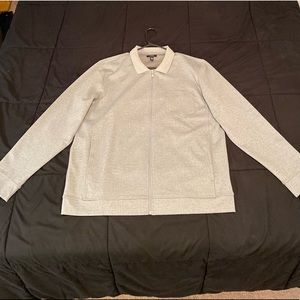 Zip up Heather Grey Alfani Knit Jacket